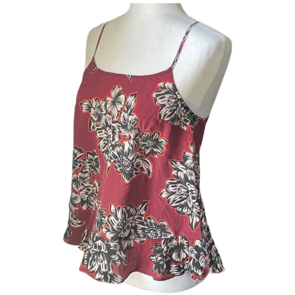 Maeve by Anthropologie silk floral tank